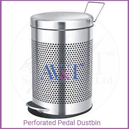 Ss Silver Perforated Paper Bins