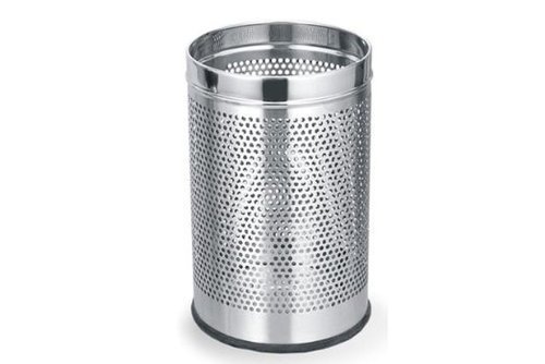 Open Top Stainless Steel Perforated Dustbin, Size: Up To 5 Litre, Capacity (litre): 5 L