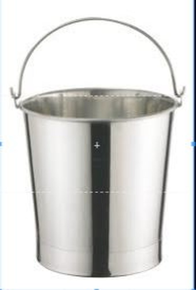 Silver Stainless Steel Bucket