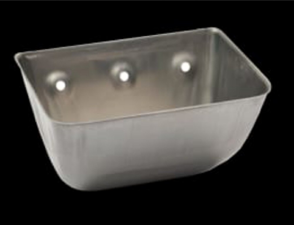 Silver Stainless Steel Bucket, Size: 8 Inch