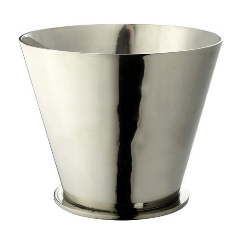 Silver Oval Aluminum Ice Bucket