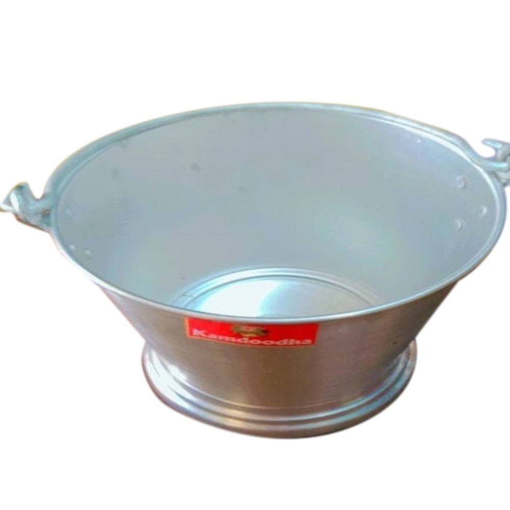 Polished Silver 10L Aluminium Bucket