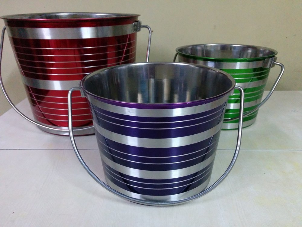 Stainless Steel Color Pail Buckets