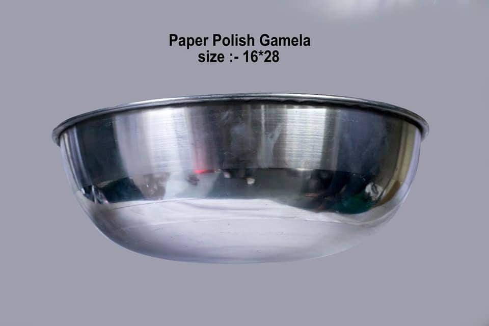 Mirror Silver Aluminium paper polish ghamela, Size: 16*26