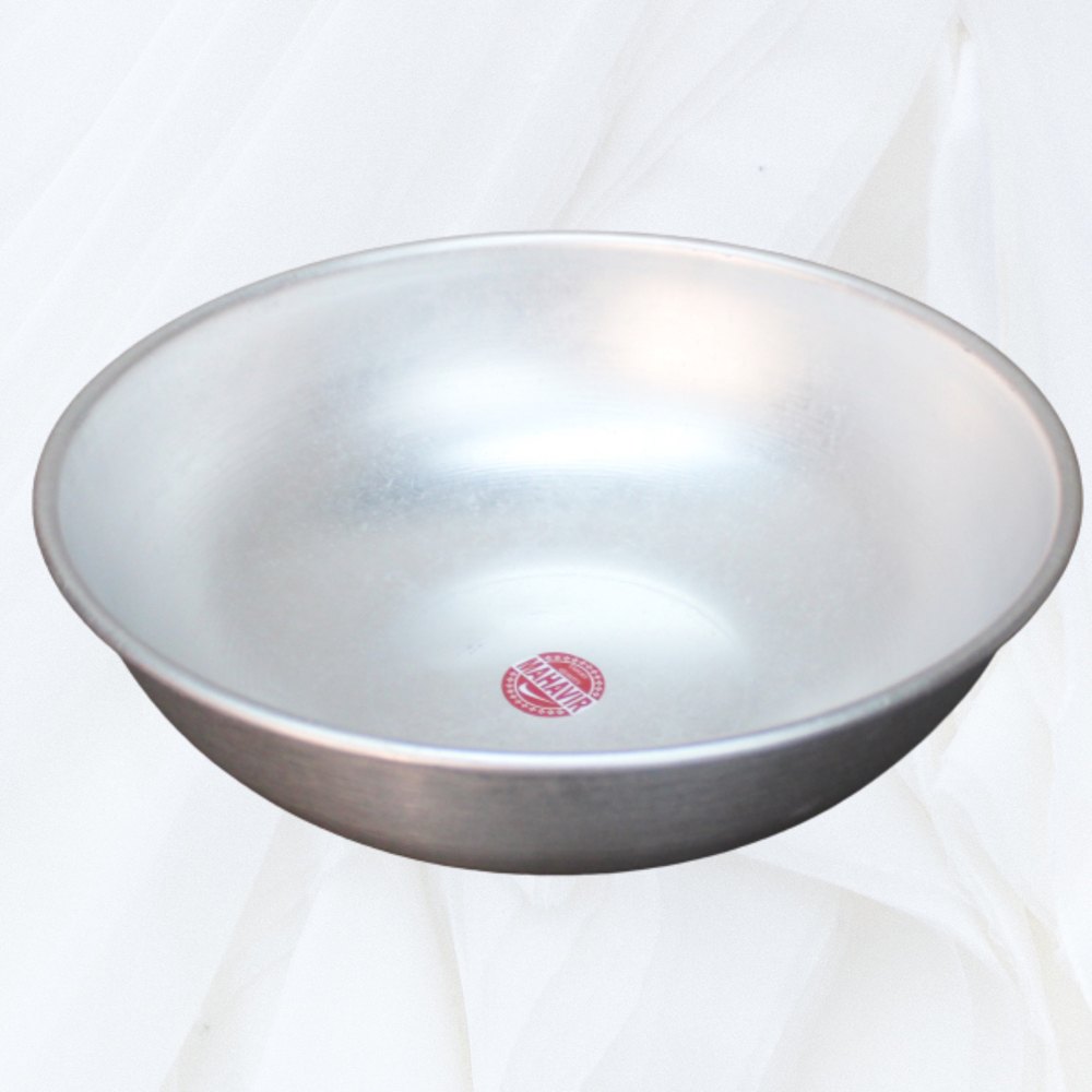 Wash And Polish Available Silver Mahavir Aluminium Ghamela, Size: 10*34