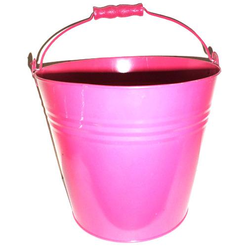 Metal MULTICOLOUR Galvanized Bucket, Size: 4 Inch
