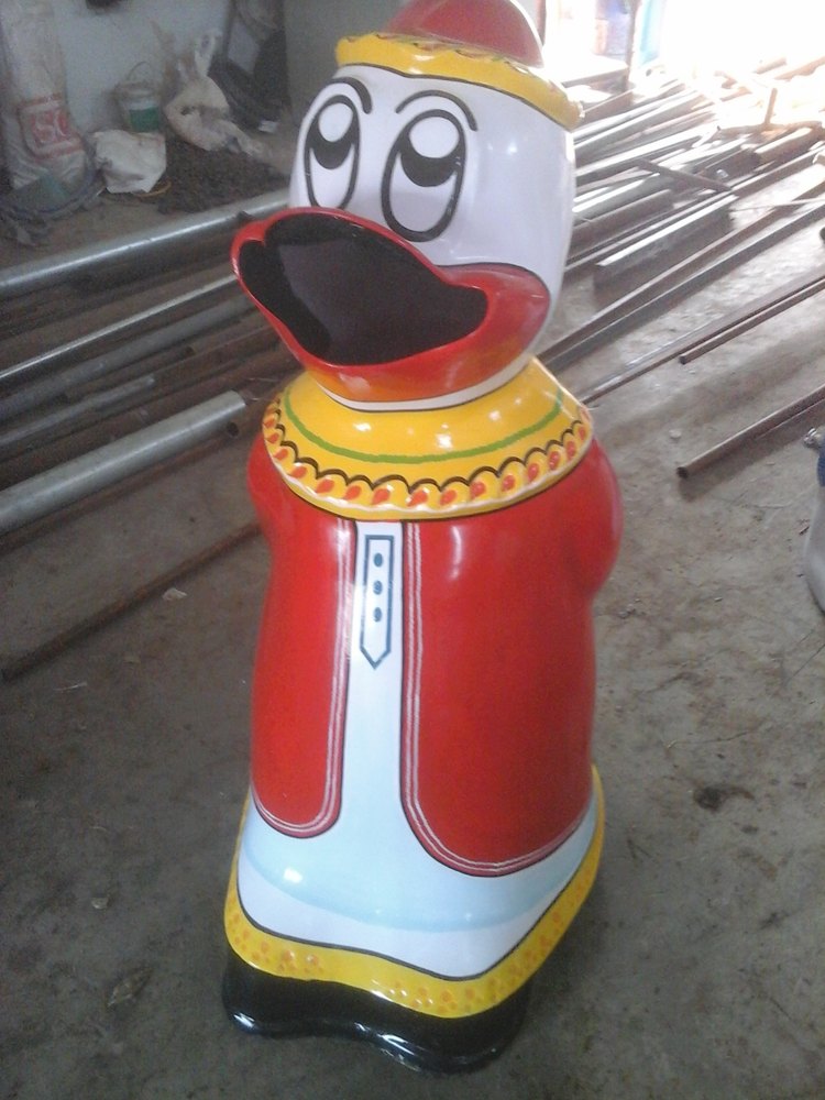 FRP Donald Duck Dustbin