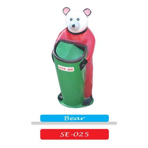 Fiber Bear Fibre Medium Dustbin