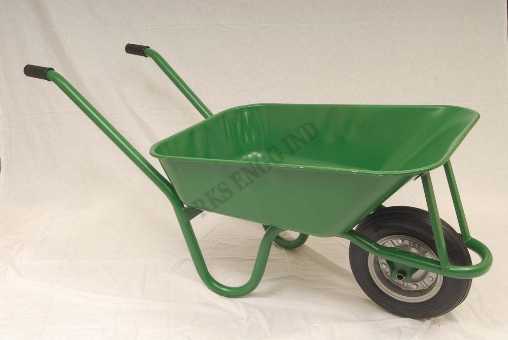 RKS Sand Loading Wheel Barrow, For Industrial, Load Capacity: 50-100 Kg
