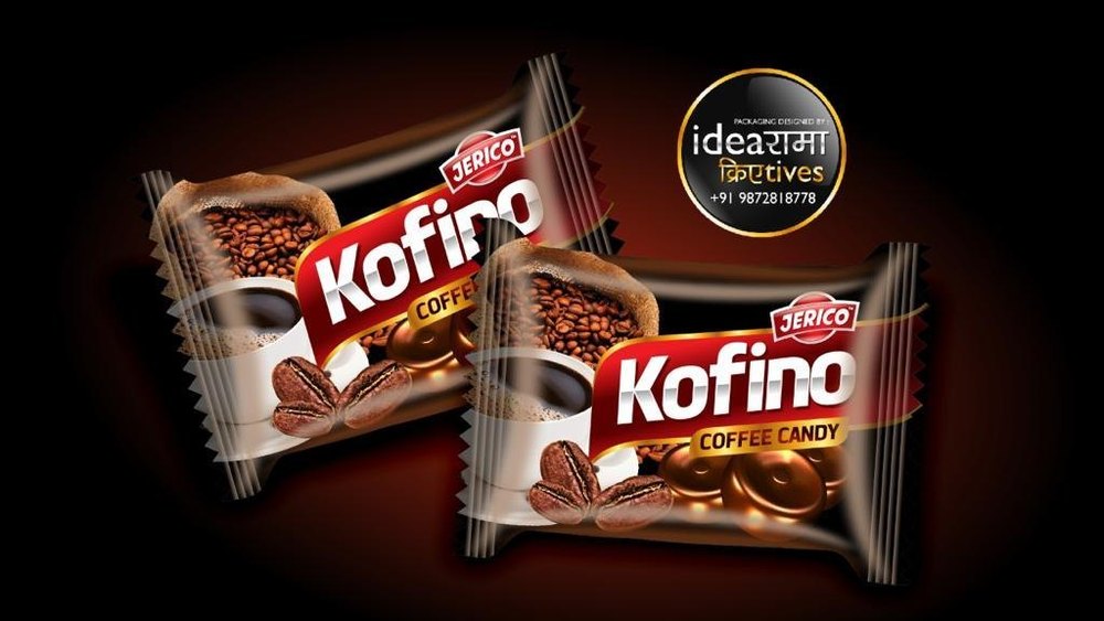 Jerico Brown Kofino Coffee Candy, Packaging Type: Packet