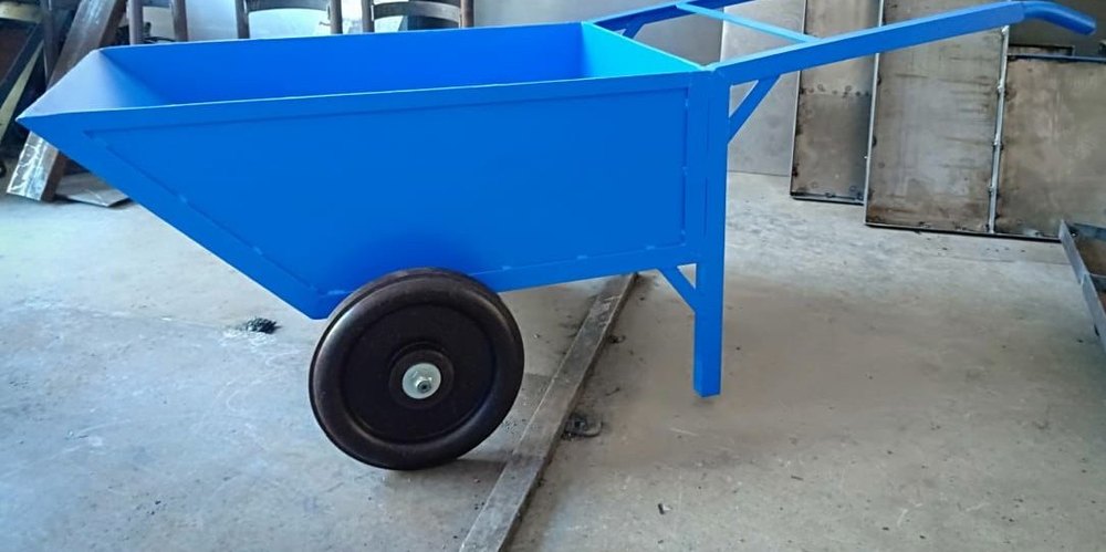 DK Double Wheel Barrow, For Material Handling, Load Capacity: 250 kg