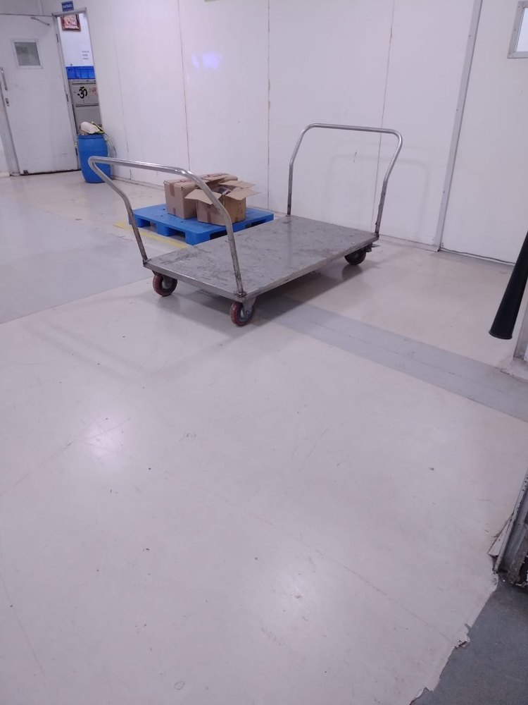 Stainless Steel Material Hand Trolley