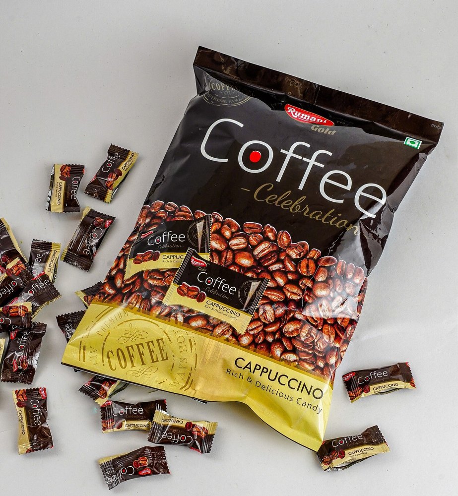 Round Rumani Coffee Candy, Packaging Type: Packet