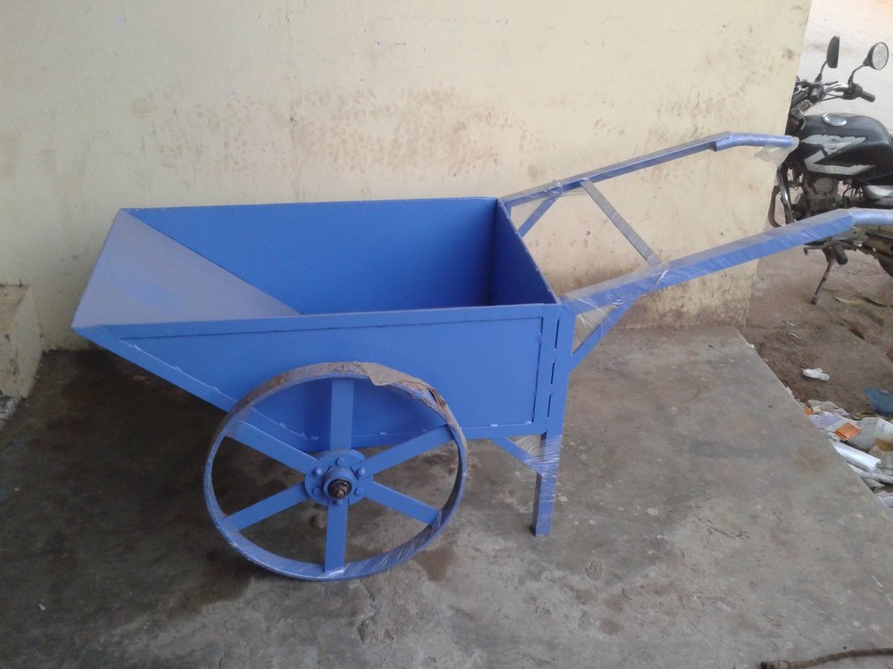 Heavy Duty Ms Wheel Barrow, For Industrial, Load Capacity: 350