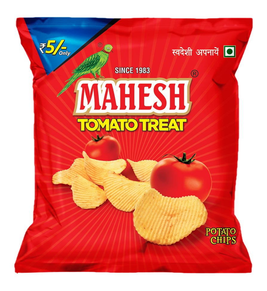 Mahesh Tomato Treat Chips, Packaging Size: 15 g, Packaging Type: Carton