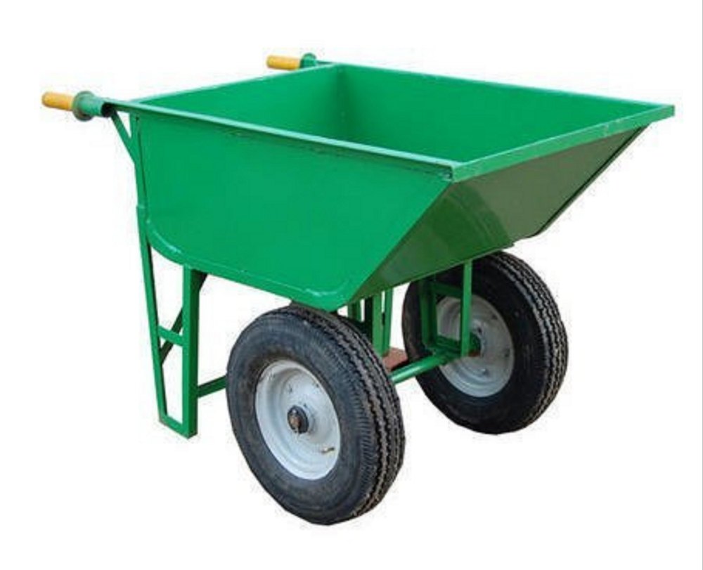 Vardhaman Movable 4CFT Heavy Duty Wheel Barrow, For Construction, Load Capacity: 400kgs