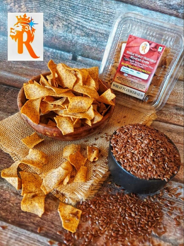 REGULUS TANGY Roasted Wheat Flax-Seed Chips, Packaging Size: 100 Grams