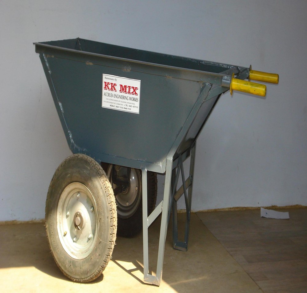 KK Works Tilting Wheel Barrow, For Construction, Capacity: 3.5 Cuft
