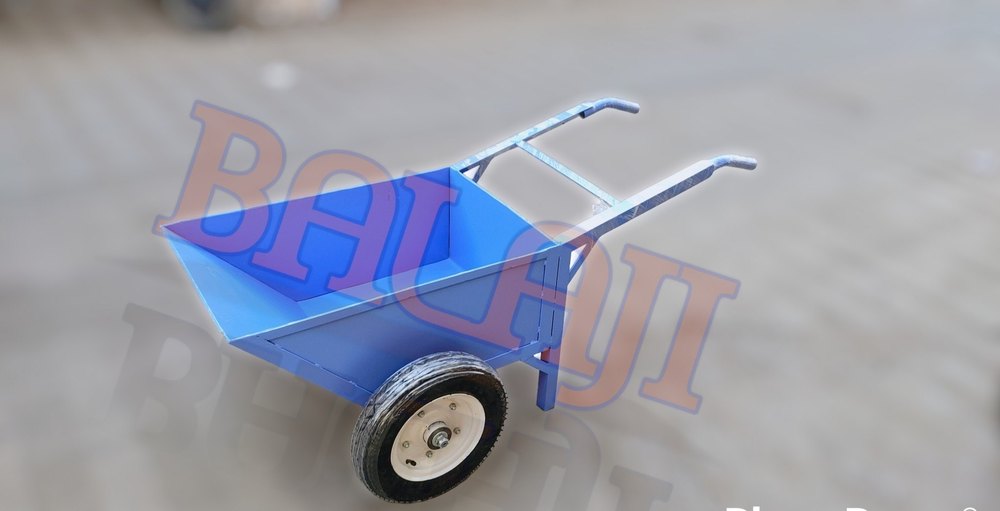Double Wheel Barrow With Scooter Wheel, For Industrial, Load Capacity: 50kg To 200kg