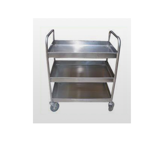Megascope Stainless Steel Utility Trolleys, For Hotel, Hospital, Load Capacity: 20 - 25 Kg