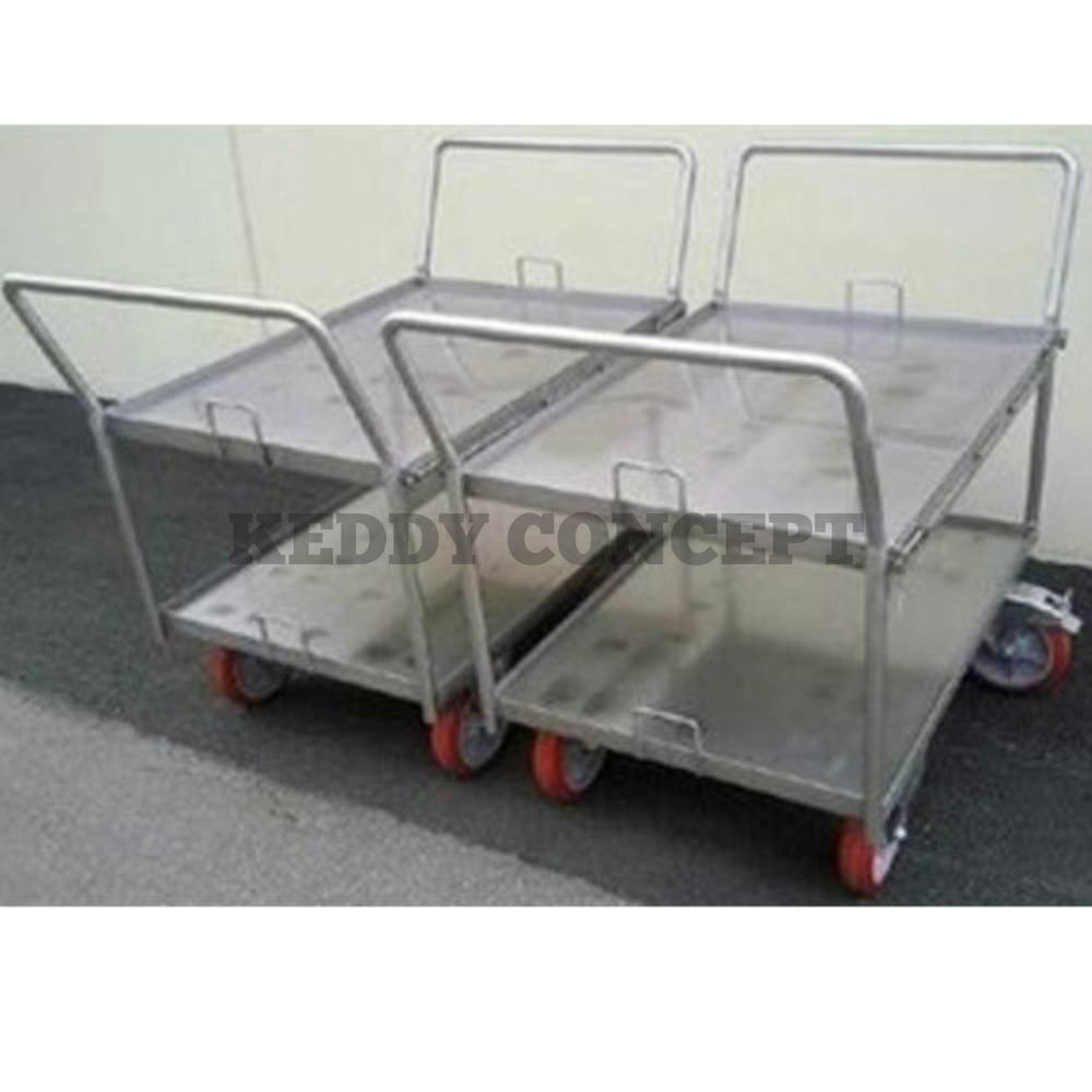 Keddy Concept Platform Utility Ss Trolley, For Industrial