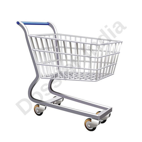 Stainless Steel SS Shopping Trolleys