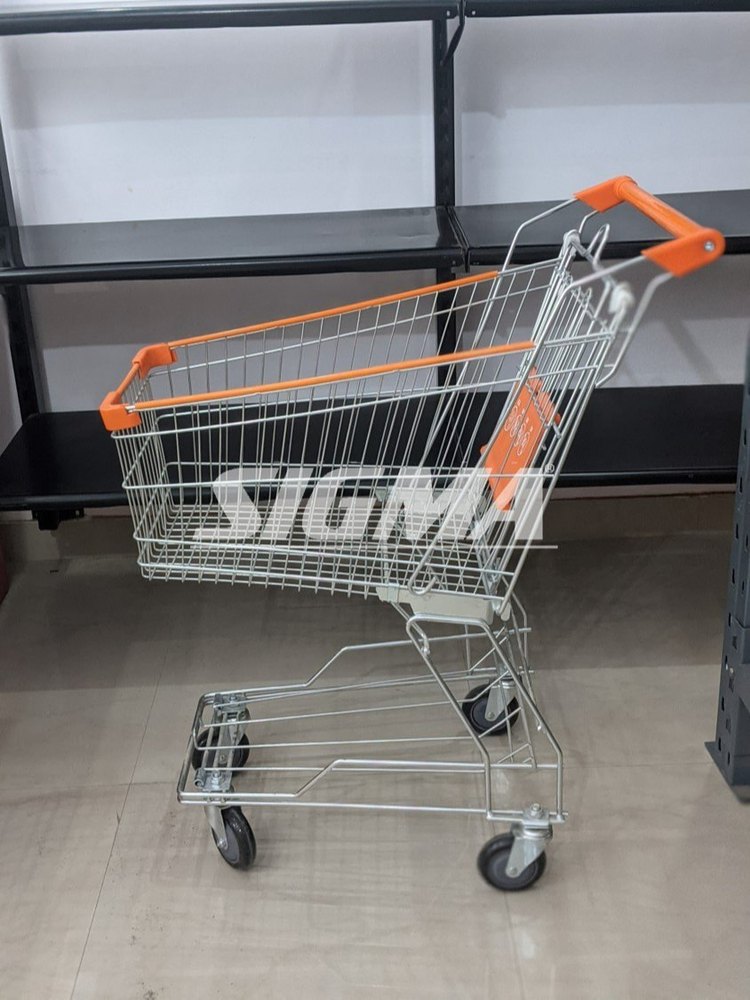 Sigma Silver Asian Style Stainless Steel Shopping Trolleys