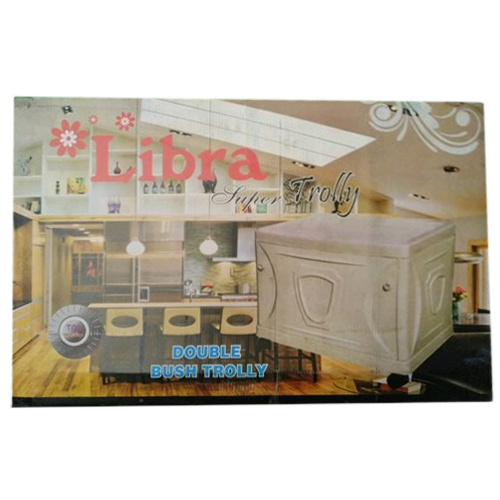 Plastic White Battery Trolley