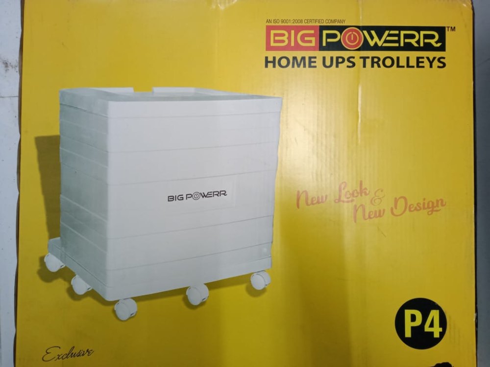 BIG POWER Plastic TWO BATTERIS TALL TUBULAR TRALLY, Load Capacity: 50-100 kg, Model Name/Number: P2