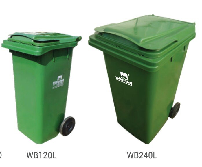 Nk/HI stain less steel Wheel bin Trolley, For Material Handling