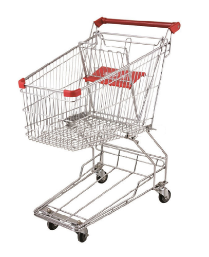 Megascope Stainless Steel ME046 Shopping Trolleys, Load Capacity: 100-150 Kg, Model Name/Number: ME045