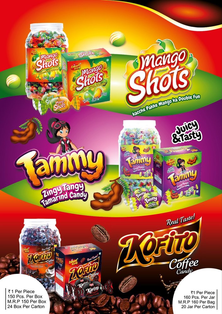 Sweet King Hard Candy Coffee Flavored Candies, Packaging Type: Plastic Jar, Packaging Size: Available in Jar & Box