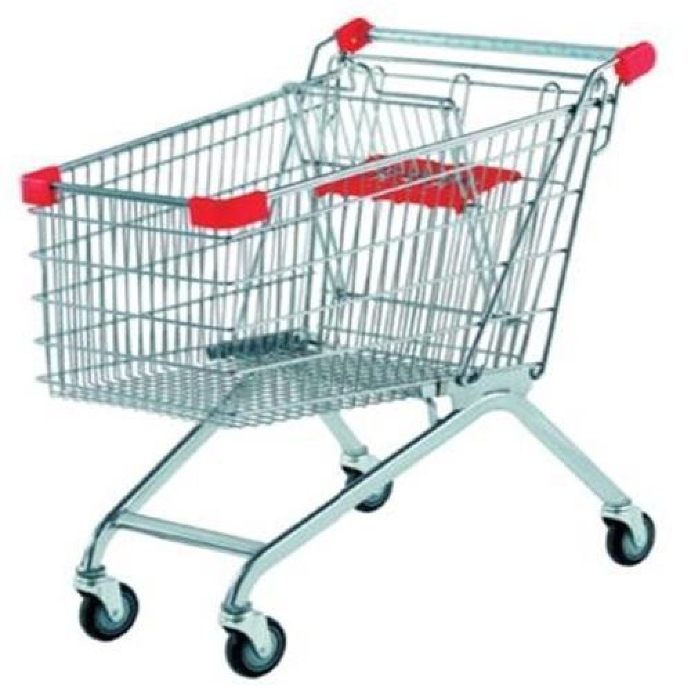 Four-Wheel Heavy Duty Shopping Trolley