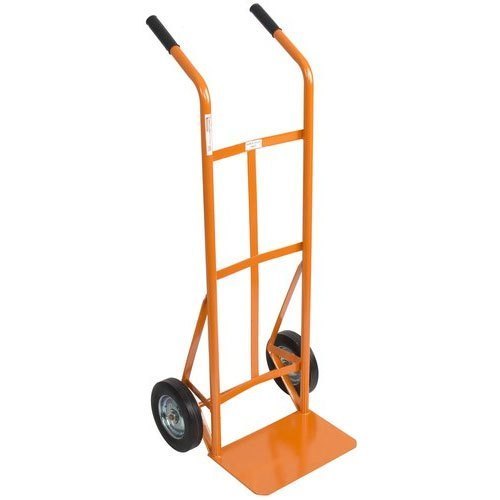 Red Stainless Steel Sack Trolley, For Industrial, Load Capacity: One Oxygen and One LPG