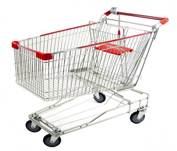 SOLUTIONS PACKAGING Mild Steel Shopping Trolley, For Supermarket, Model: SPS-60E