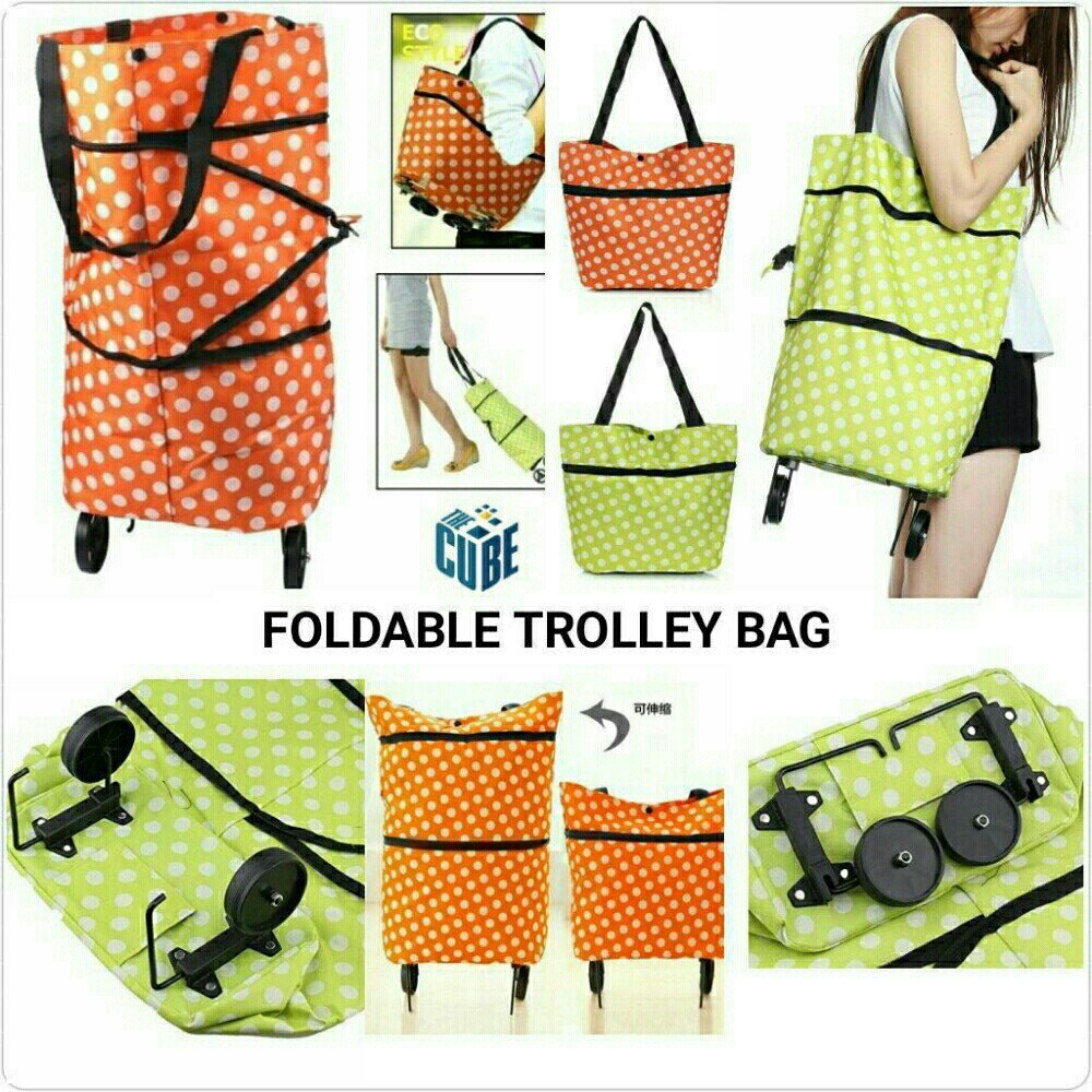 Foldable Shopping Trolley Bag, 1, Model Name/Number: 2080