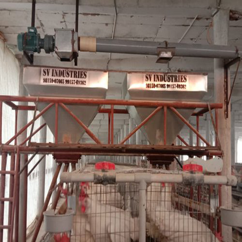 SV Industries Four-Wheel Feed Trolley