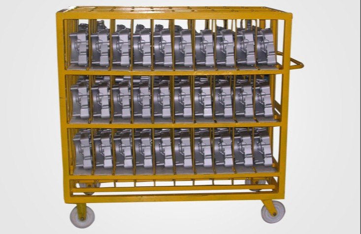 Four-Wheel Line Feed Trolley