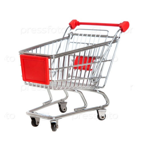 Metal Shopping Cart, Capacity: 90kgs, JS-TAS04