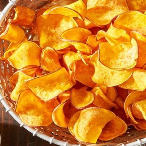 Fried Salty Potato Chips