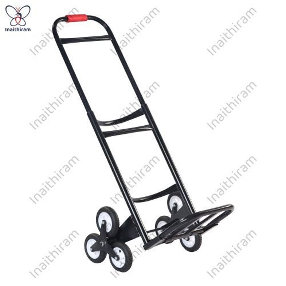 Mild Steel Inaithiram HT70WB Staircase Climbing Hand Trolley, Model Name/Number: 1000000004-WH-MH-HT70WB, Load Capacity: 70kg