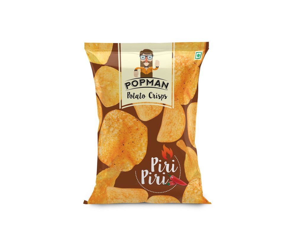 Fried Popman Piri Piri Potato Chips