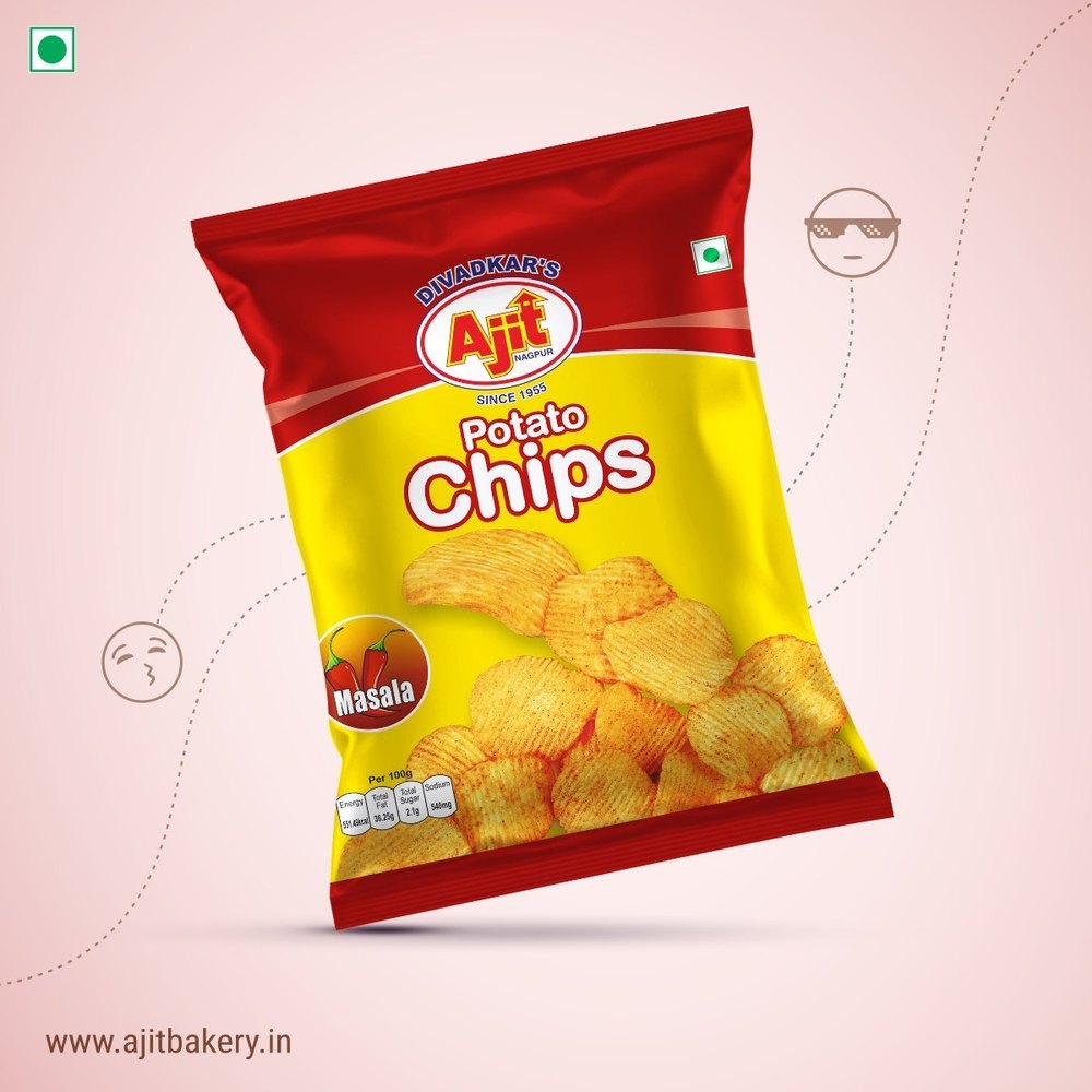 Fried Ajit Masala Potato Chips