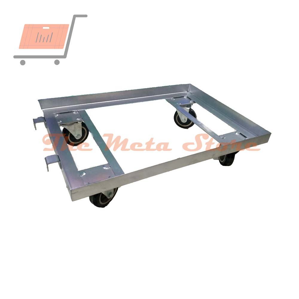 Steel Plastic Crate Trolley, Capacity: 150 Kg
