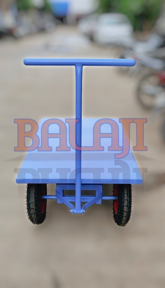 Mild Steel Platform Trolley With Scooter Tyre, For Industrial