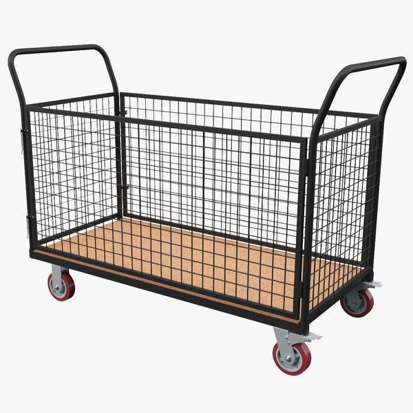 4 Mild Steel Cage Trolley, Capacity: 250-400 kg