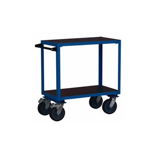 Mild Steel Yellow Mobile Trolley, Capacity: 500KG