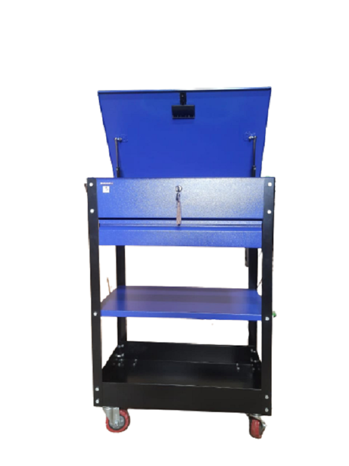 Steel Blue Maintenance Trolley (Advance), Capacity: 350 kg UDL