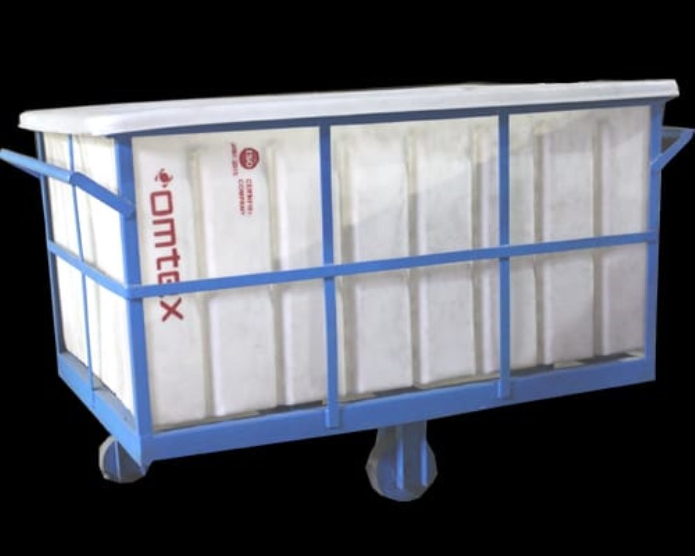 Omtex Plastic Textile Processing Trolleys, For Industrial
