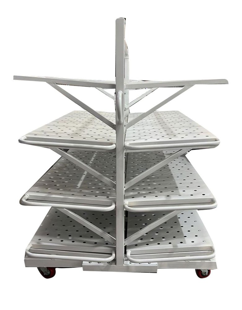 Mild Steel Fabric Relax Trolley, For Shopping Mall, Load Capacity: 50kg